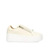 CONNECTED ZIP CREAM SNEAKER