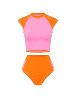 Contour Booty Short High Rise Bikini Bottom