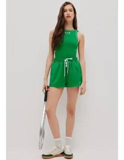 Contrast Panel Green Boost Spray Short