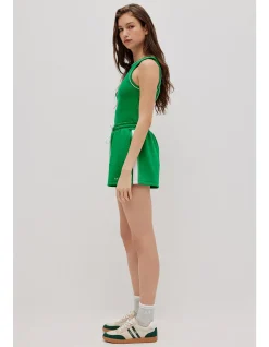 Contrast Panel Green Boost Spray Short