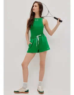 Contrast Panel Green Boost Spray Short