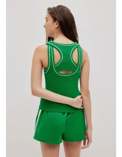 Contrast Panel Green Boost Spray Short