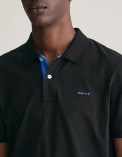 Contrast Piqué Polo Shirt
