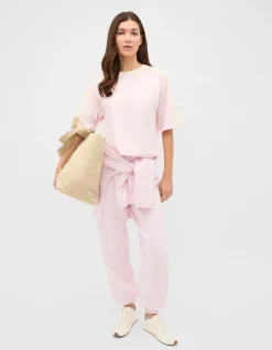CONTRAST SLEEVE PANEL BOXY TEE