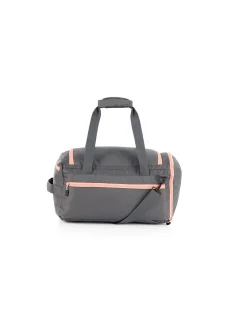 CONVERTIBLE SPORTS DUFFLE GREY/PINK