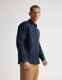COPPER EUROPEAN LINEN SHIRT