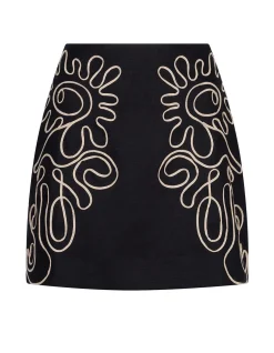 Corded Mini Skirt