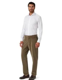 CORDUROY SINGLE PLEAT TROUSER