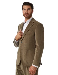 CORDUROY NOTCH LAPEL JACKET