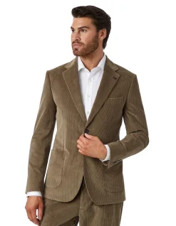 CORDUROY NOTCH LAPEL JACKET