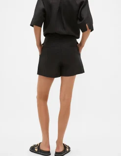 CORE LINEN HIGH RISE SHORT