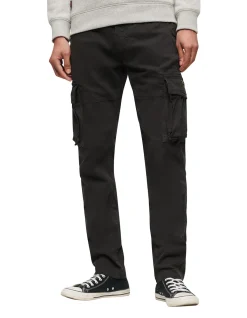 Core Cargo Pant Washed Black