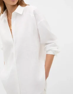 CORE LINEN OVERSIZED SHIRT