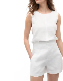 CORE LINEN WAISTED SHORT