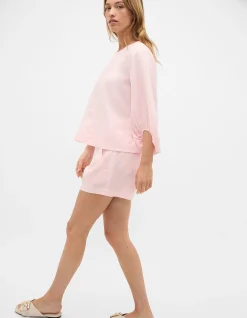 CORE LINEN WAISTED SHORT