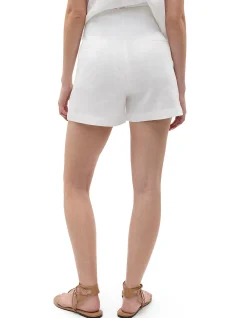 CORE LINEN WAISTED SHORT