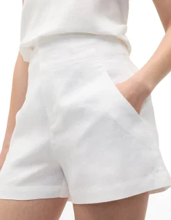 CORE LINEN WAISTED SHORT