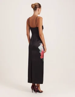 Corsage Midi Dress