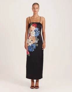 Corsage Midi Dress