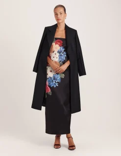 Corsage Midi Dress
