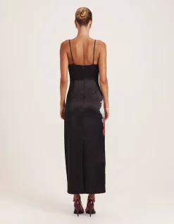 Corsage Midi Dress