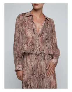 COSETTE CROP HI LOW SHIRT