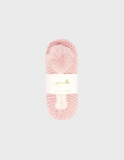 Cosy Cable Slipper Socks