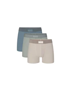 COTTON 3 PACK BOXER BRIEF 3 INCH