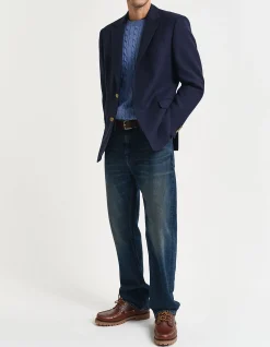 Cotton Cable Crew Neck Knit