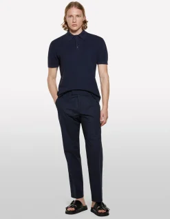 COTTON KNITTED POLO SHIRT