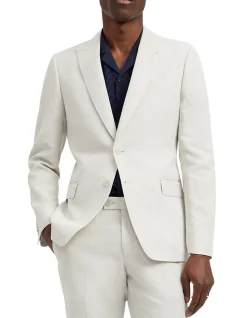 Cotton Twill Jacket Natural