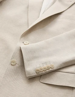 Cotton Twill Jacket Natural
