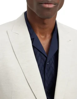 Cotton Twill Jacket Natural