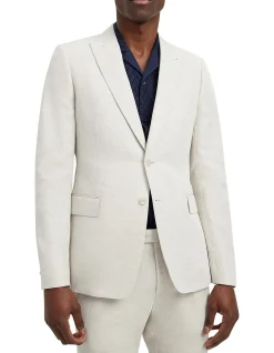 Cotton Twill Jacket Natural