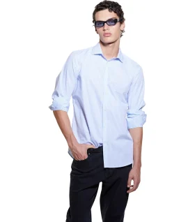 COTTON YARN-DYED SHIRT