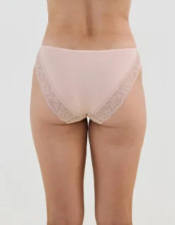 Cotton And Lace Bikini Brief