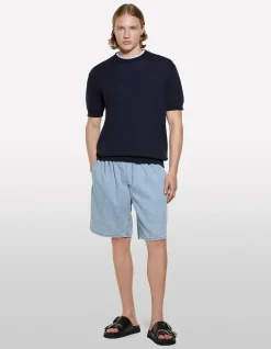 COTTON BERMUDA SHORTS