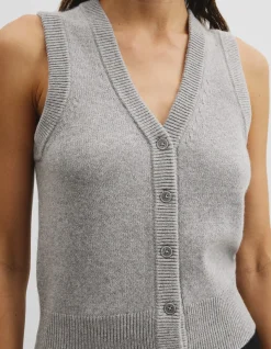 Cotton Cash Knit Vest
