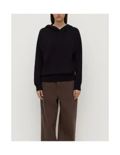 Cotton Cashmere Hoodie Black