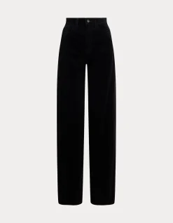 COTTON CORDUROY WIDE-LEG PANT