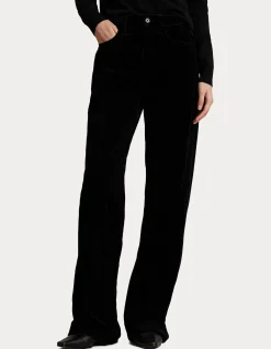 COTTON CORDUROY WIDE-LEG PANT