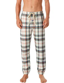 COTTON FLANNEL ATHLETIC PLAID SLEEP PANT