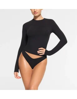 COTTON JERSEY LONG SLEEVE T-SHIRT
