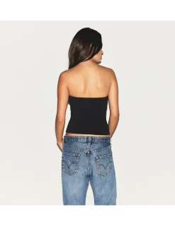 COTTON JERSEY TUBE TOP