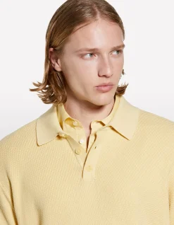 COTTON KNITTED POLO SHIRT