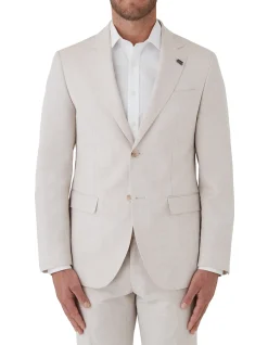 COTTON LINEN FLAP POCKETS JACKET