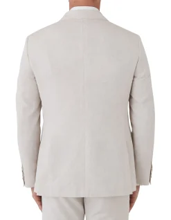 COTTON LINEN FLAP POCKETS JACKET