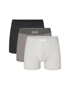 COTTON 3 PACK BOXER BRIEF 3 INCH