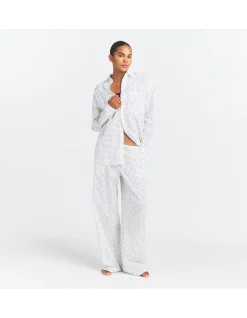 COTTON POPLIN SLEEP OVERSIZED SET