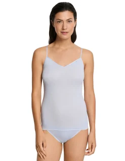 Cotton Seamless Spaghetti Top